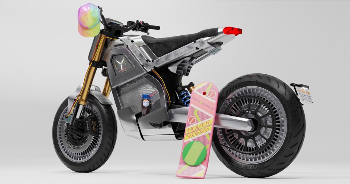 La moto DAB 1α Retour vers le futur représente 1,21 gigawatts de chaleur