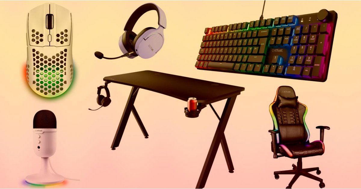 Obtenez une souris, un clavier, un micro, un casque, un bureau et une chaise de jeu pour PC pour moins de 355 £