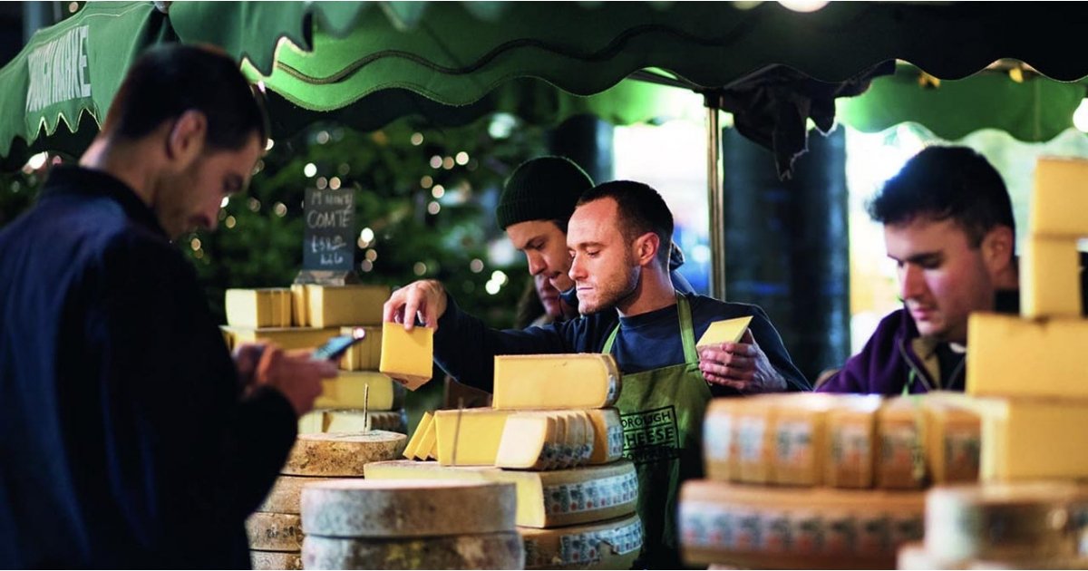 Une soirée gratuite de fromage arrive au Borough Market de Londres