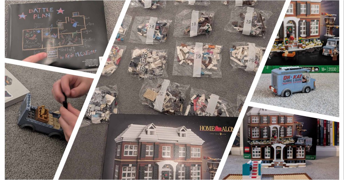 J'ai transformé la maison LEGO Home Alone en calendrier de l'Avent 