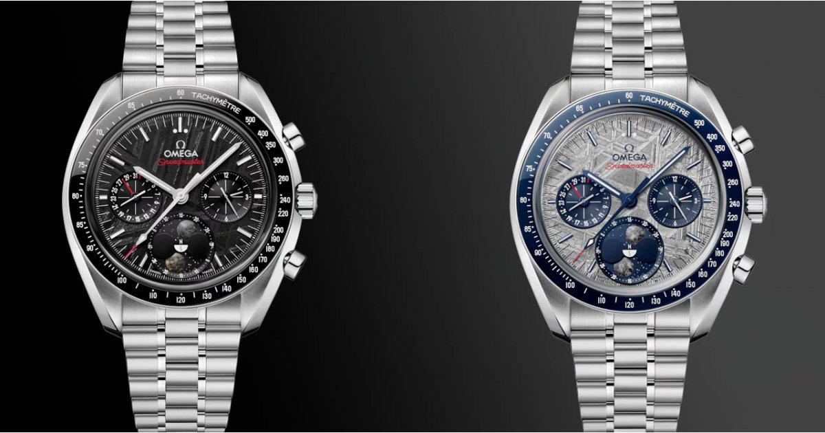 Les montres Omega Speedmaster Moonphase utilisent de véritables morceaux de météorite