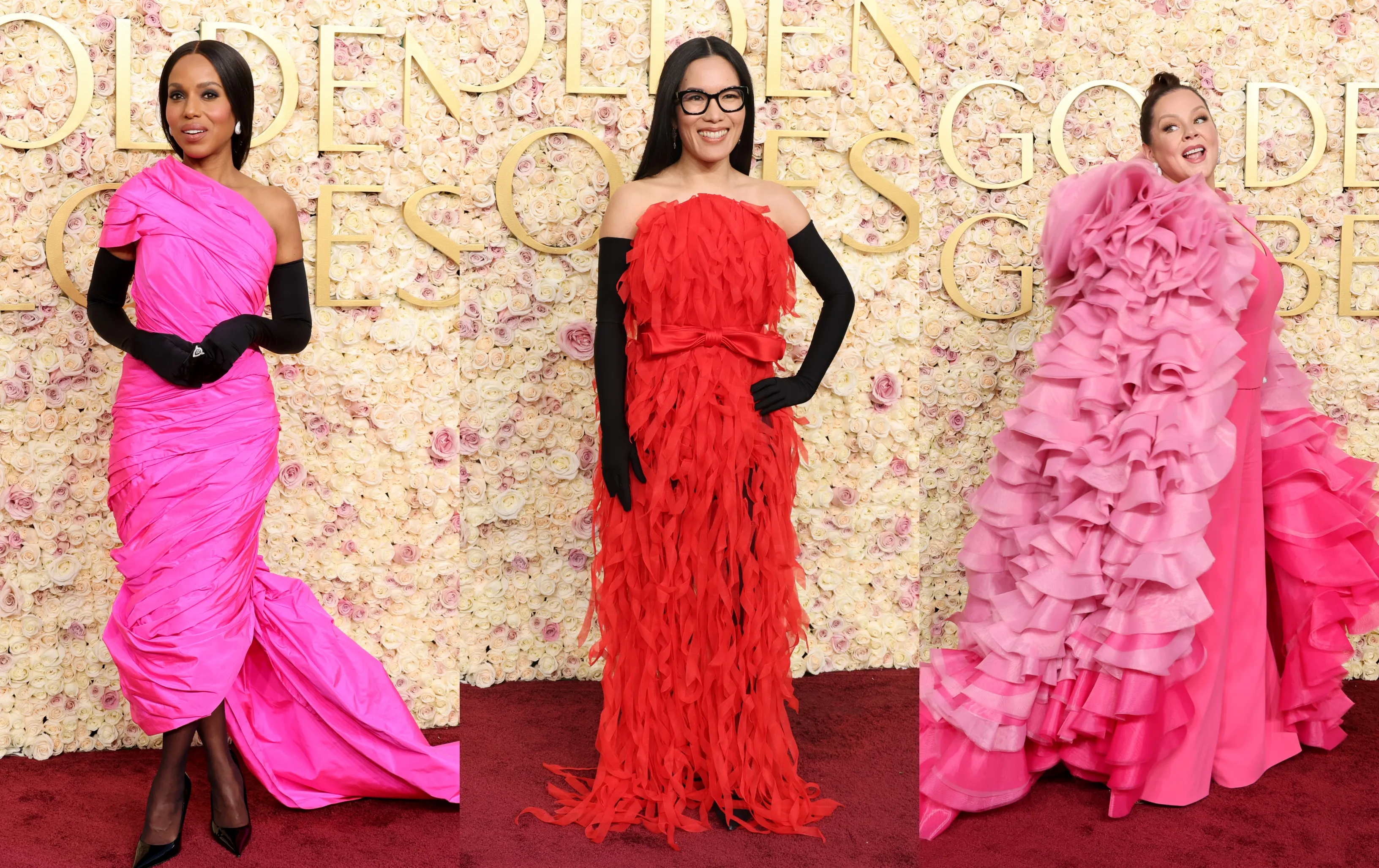 Les looks dramatiques étaient à la mode aux Golden Globes 2025 : Ali Wong en Balenciaga, Melissa McCarthy en Christian Siriano et d'autres robes