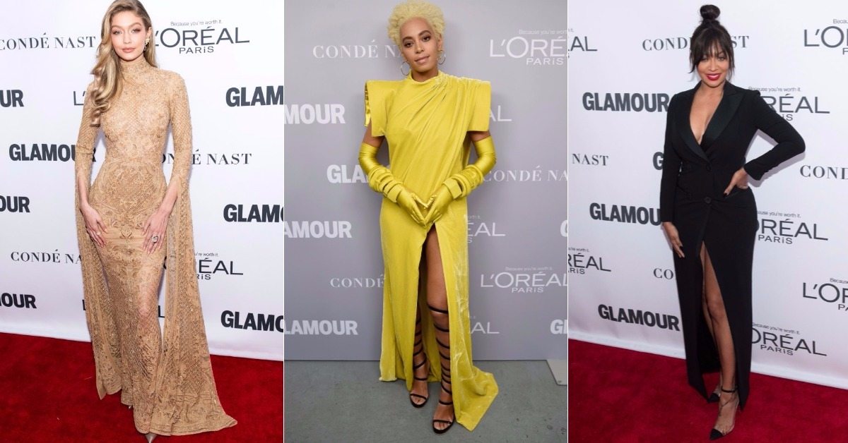 Iman, Gigi Hadid, Chimamanda Adiche, Solange Knowles, Nicole Kidman et d'autres brillent lors du Glamour Women Of The Year Award 2017