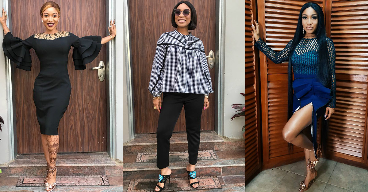 Une leçon de TONTO DIKEH sur la façon de traverser la tempête tout en gardant votre style allumé !