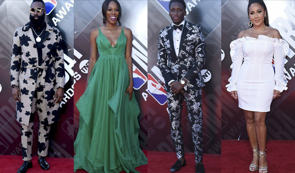 NBA Awards 2018 : James Harden, Yvonne Orji, Victor Oladipo et d'autres réussissent leur look sur le tapis rouge