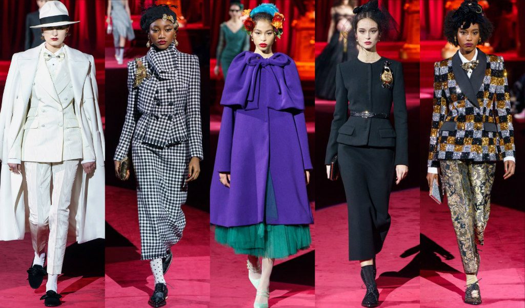 MFW : la collection Dolce &amp; Gabbana automne 2019 défile avec élégance