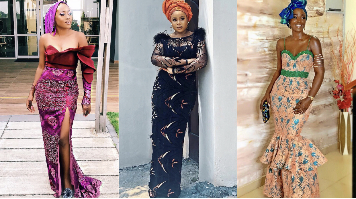 Approuvé SR : 5 robes chics Aso Ebi que vous devriez voir