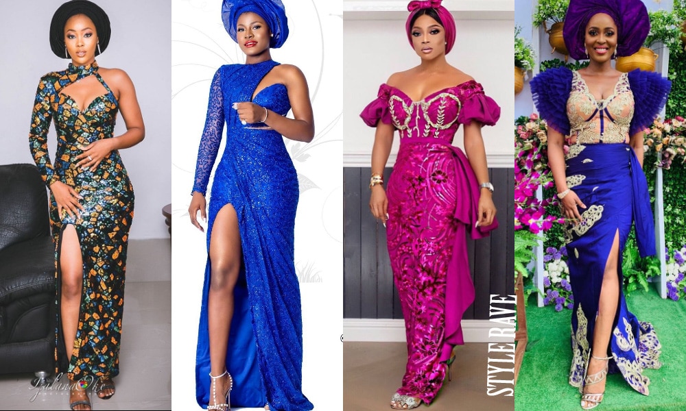 Ces 17 robes longues Aso Ebi sont approuvées SR cette saison des mariages