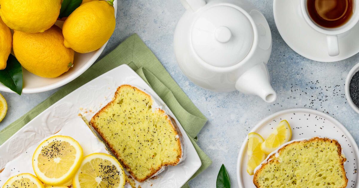 Gâteau au citron et aux graines de pavot : un classique végétalien qui inspire